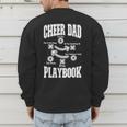 Cheer Dad Playbook Men's Sweatshirt Back Print