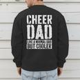 Cheer Dad Shirt Men Fathers Day Cheer Dad Men's Sweatshirt Back Print