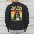 Cool Basset Hound For Men Dad Dog Basset Hound Lovers Men's Sweatshirt Back Print