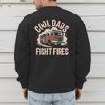 Cool Dads Fight Fire Firefighter Men's Sweatshirt Back Print