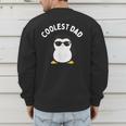 The Coolest Dad Cool Penguin By Dangerous Dad Men's Sweatshirt Back Print