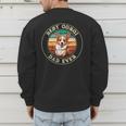 Corgi Dad Idea For Men Men's Sweatshirt Back Print