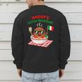 Couple Daddy's Little Meatball Italian Men Men's Sweatshirt Back Print