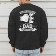 Dad Of 3 Cool Daddy Of Three Fathers Day Dad Of Three Men's Sweatshirt Back Print