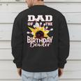 Dad Of The Birthday Bowler Kid Bowling Party Men's Sweatshirt Back Print
