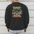 Dad Of The Birthday Boy Brainrot Meme Kids Teens Boys Men's Sweatshirt Back Print