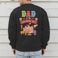 Dad Of The Birthday Boy Carnival Circus 1st Birthday Party Men's Sweatshirt Back Print