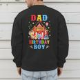 Dad Of The Birthday For Boy Circus Carnival Theme Party Men's Sweatshirt Back Print