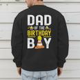 Dad Of The Birthday Boy Construction Worker Bday Men's Sweatshirt Back Print