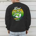 Dad Of The Birthday Boy Matching Family Bowling Birthday Men's Sweatshirt Back Print