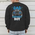Dad Of The Birthday Boy Matching Video Gamer Birthday Party Men's Sweatshirt Back Print