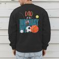 Dad Of The Birthday Boy Sports Matching Family Men's Sweatshirt Back Print