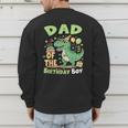 Dad Of The Birthday BoyRex Dinosaur Family Party Men's Sweatshirt Back Print Dad Of The Birthday BoyRex Dinosaur Family Party Men's Sweatshirt Back Print