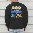 Dad Of The Birthday Boy Two The Moon Space Family Matching Men's Sweatshirt Back Print