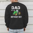 Dad Of The Birthday Boy Vintage Farm Tractor Party Family Men's Sweatshirt Back Print