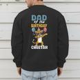 Dad Of The Birthday Girl Boy Cheetah Men's Sweatshirt Back Print