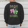 Dad Of The Birthday Girl Coquette Matching Family Party Men's Sweatshirt Back Print