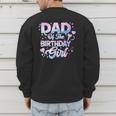 Dad Of The Birthday Girl Kpop Family Matching Party Men's Sweatshirt Back Print