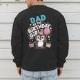Dad Of The Birthday Girl Pesto Baby Penguin Party Men's Sweatshirt Back Print Dad Of The Birthday Girl Pesto Baby Penguin Party Men's Sweatshirt Back Print
