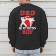 Dad Of The Birthday Karate Taekwondo Boy Martial Arts Men's Sweatshirt Back Print