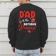 Dad Of The Birthday Princess Strawberry Theme Bday Party Men's Sweatshirt Back Print