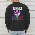Dad Of The Bowler Girl Matching Family Bowling Birthday Men's Sweatshirt Back Print
