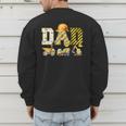 Dad Construction Excavator Kids Matching Family Party Men's Sweatshirt Back Print