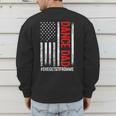 Dad Dance She Get It From Me Proud Dancer Dad USA Flag Men Men's Sweatshirt Back Print