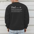 Dad Definition Men's Sweatshirt Back Print