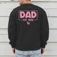 Dad Est 2026 Logo Daddy 2026 Soon To Be New Father 2026 Men's Sweatshirt Back Print Dad Est 2026 Logo Daddy 2026 Soon To Be New Father 2026 Men's Sweatshirt Back Print