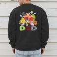 Dad Farm Animal Birthday Family Matching Party Men's Sweatshirt Back Print