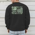 Dad Grandpa Great Grandpa Veteran Fathers Day Great Grandpa Men's Sweatshirt Back Print Dad Grandpa Great Grandpa Veteran Fathers Day Great Grandpa Men's Sweatshirt Back Print