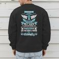 Dad Is My Guardian Angel Missing Memorial Day For Men Women Men's Sweatshirt Back Print