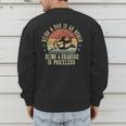 Being A Dad Is An Honor Being A Grandad Is Priceless Grandad Men's Sweatshirt Back Print