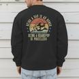 Being A Dad Is An Honor Being Grandpop Is Priceless Grandpop Men's Sweatshirt Back Print Being A Dad Is An Honor Being Grandpop Is Priceless Grandpop Men's Sweatshirt Back Print