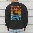 Dad Its Not A Dad BOD Its A Father Figure Graphic Men's Sweatshirt Back Print