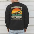 Dad Joke Farter Professional Crop Duster Men's Sweatshirt Back Print