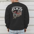 Dad Legendary Saying Men's Sweatshirt Back Print