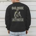 Dad Mode Activated Tactical Baby Carrier Military Father Men's Sweatshirt Back Print Dad Mode Activated Tactical Baby Carrier Military Father Men's Sweatshirt Back Print