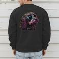 Dad Mom Cool Dog Sunglasses Cockapoo Men's Sweatshirt Back Print