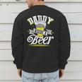 Dad Needs A Beer Button Up Shirts Beer Drinking Lover Men's Sweatshirt Back Print