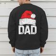 Dad Santa Christmas Family Matching Pajamas Papa Xmas Father Short Sleeve Men's Sweatshirt Back Print Dad Santa Christmas Family Matching Pajamas Papa Xmas Father Short Sleeve Men's Sweatshirt Back Print