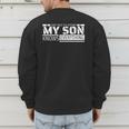 Dad Shirt From Son Men Fathers Day Dad Men's Sweatshirt Back Print