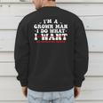 Dad Shirts From Daughter I Do What My Daughter Wants Men's Sweatshirt Back Print