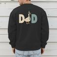 Dad Silly Goose 1st Birthday Family Matching Pocket Men's Sweatshirt Back Print Dad Silly Goose 1st Birthday Family Matching Pocket Men's Sweatshirt Back Print