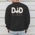 Dad Of The Silly Goose Silly Goose Birthday Matching Family Men's Sweatshirt Back Print