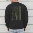 Dad And Son Duck Hunting Father And Son Matching Hunting Men's Sweatshirt Back Print