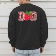Dad Strawberry Birthday Men's Sweatshirt Back Print