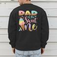 Dad Of The Sweet One Ice Cream 1St Birthday Party Men's Sweatshirt Back Print