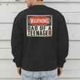 Dad Of a Teenager Official Teenager Matching Men's Sweatshirt Back Print